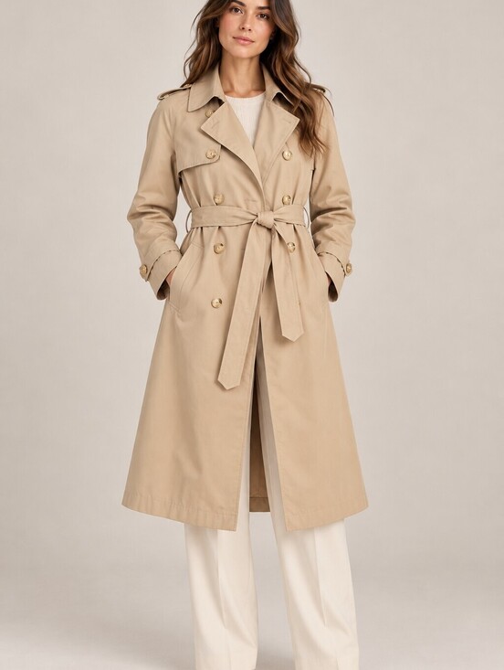 London Fog Jackets & Blazers - Vintage Towne London Fog Trench Coat Women’s 14 Reg Beige Belted Preppy Classic